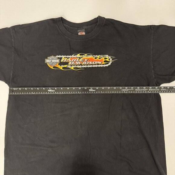 Vintage Y2K Harley Davidson 2002 Barnett El Paso Texas Size 3XL Shirt Black Tee - Picture 6 of 6